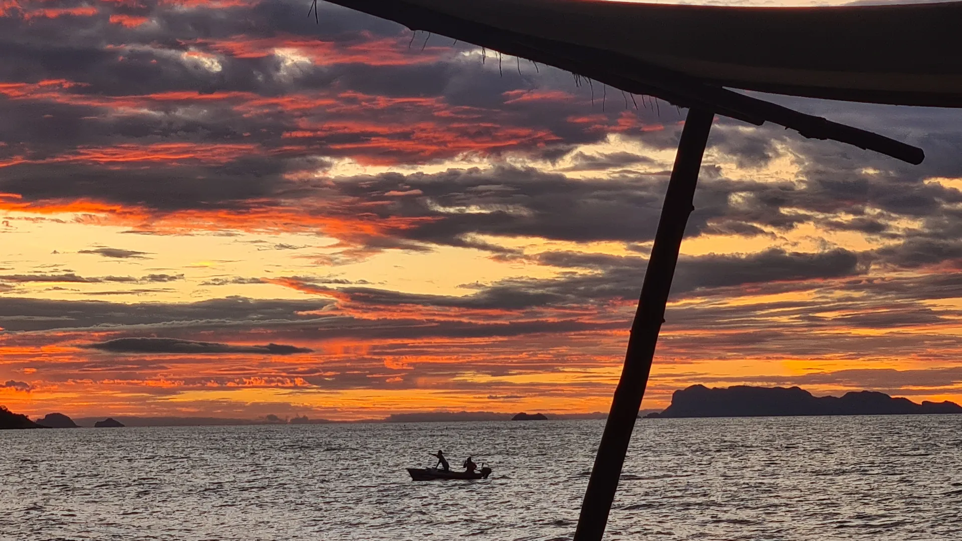 Zonsondergang Thailand