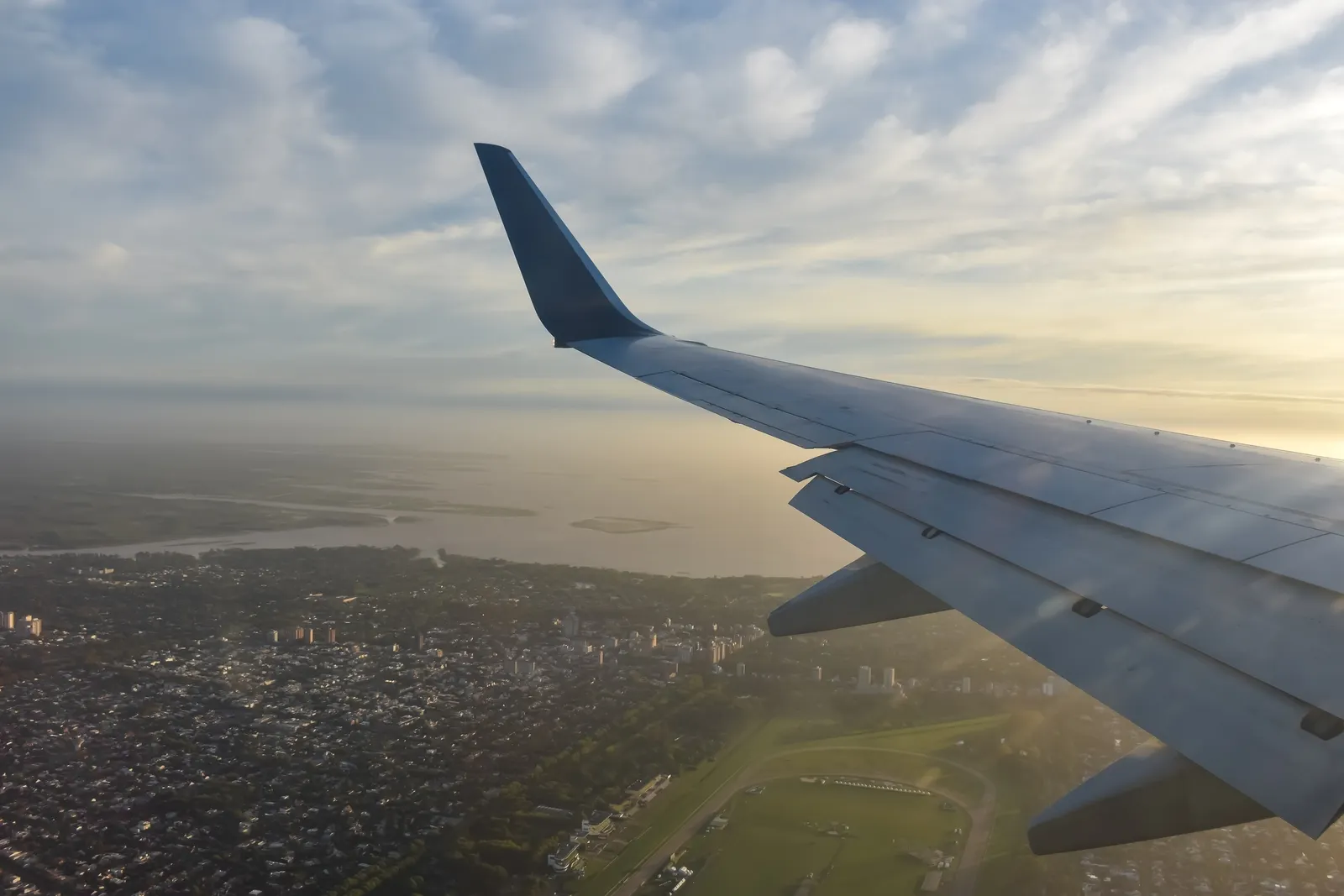 &Olives Argentinie Buenos Aires Vliegtuig vleugel