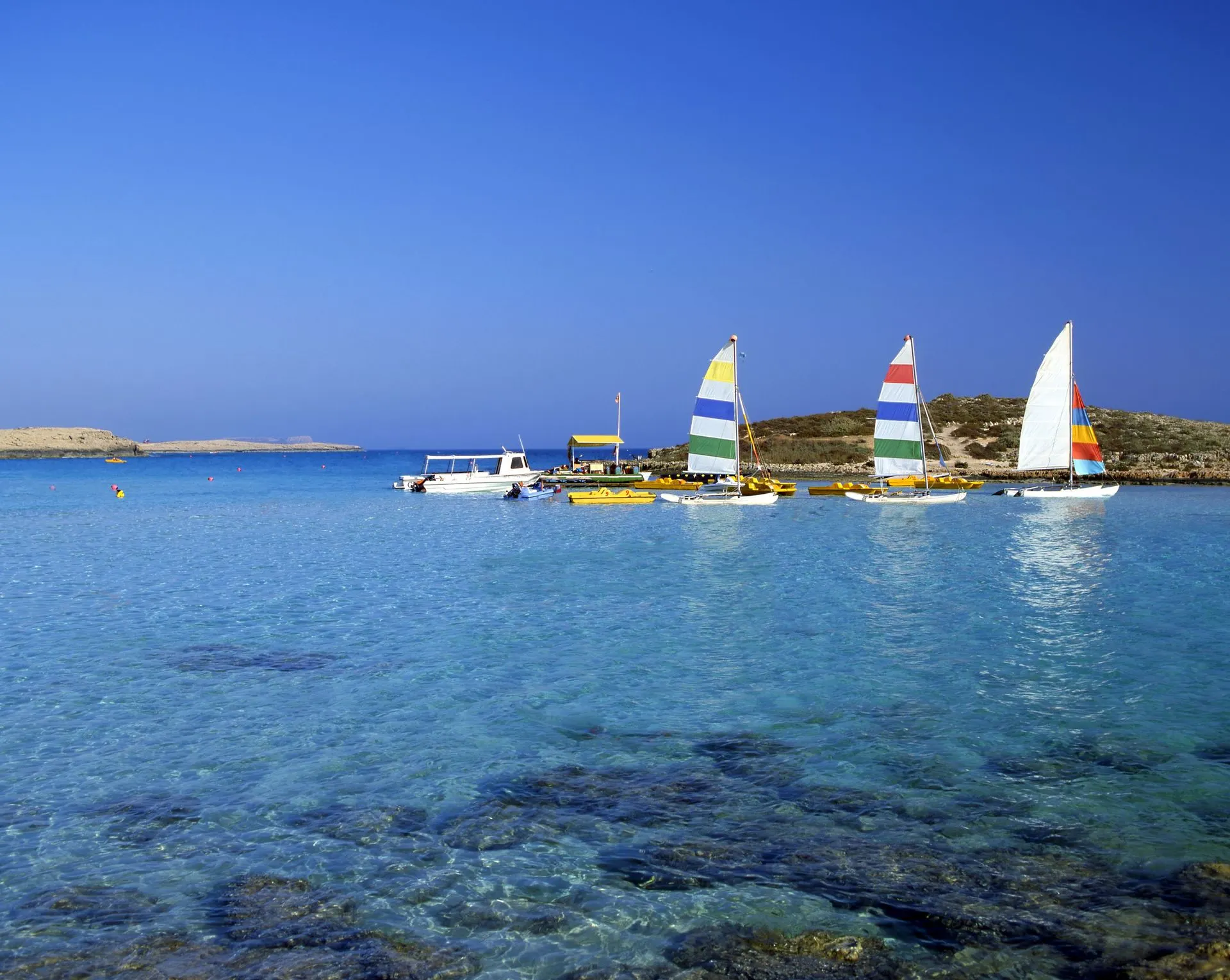 De prachtige zee bij Ayia Napa