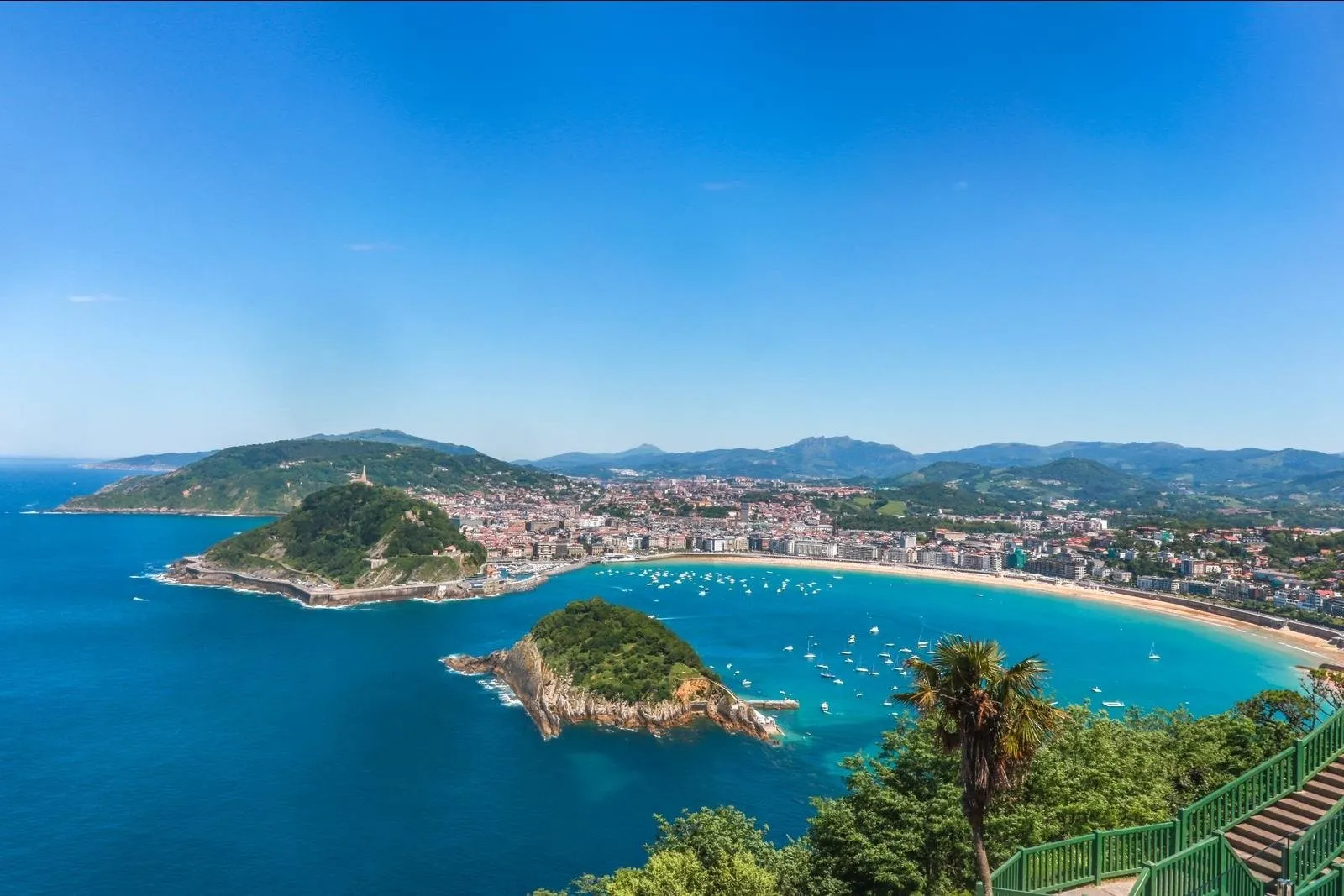 La Concha strand bij San Sebastian