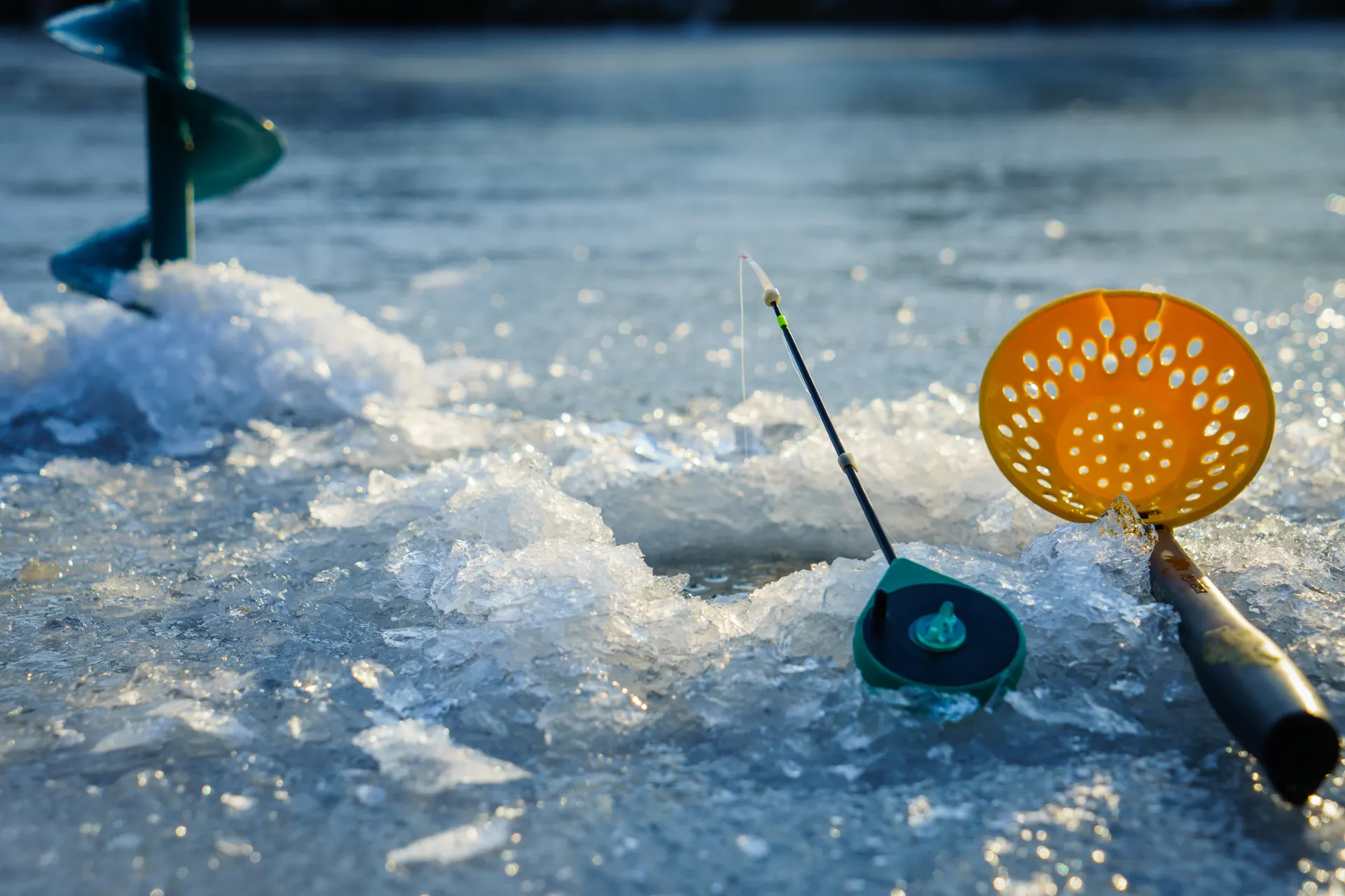 &Olives Finland Winter fishing, ice fishing