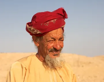 Oman Omani boer met Muzzar