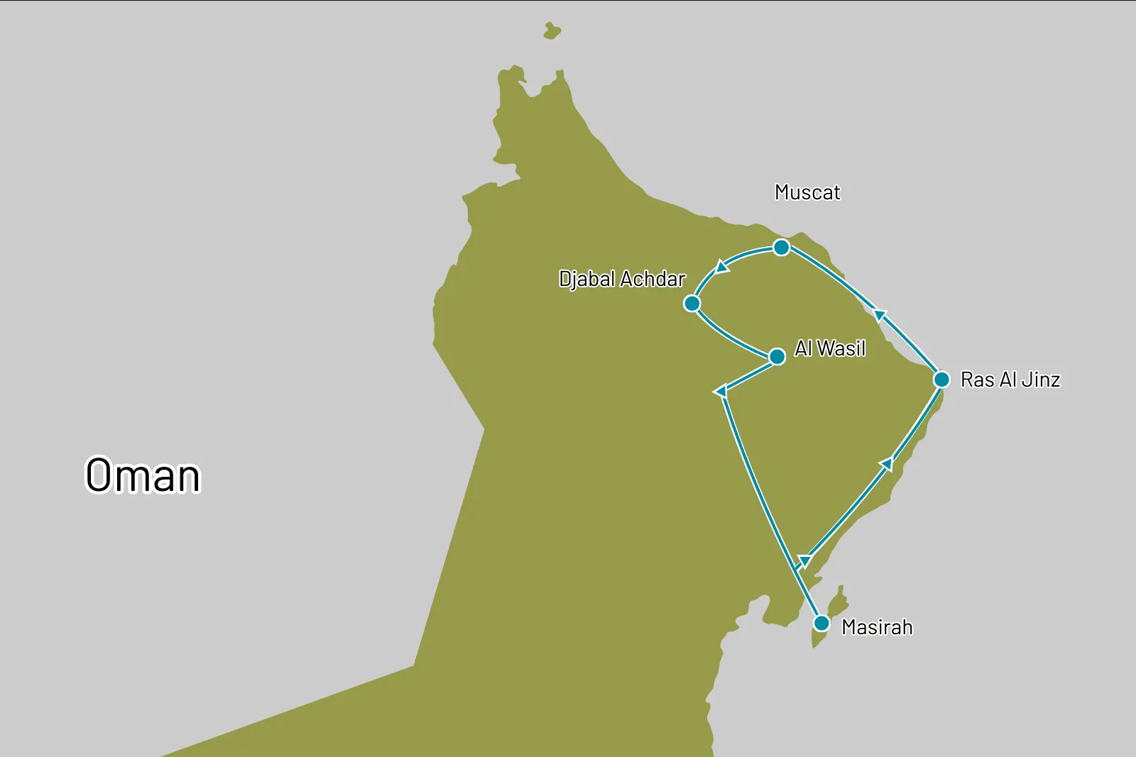 De bijzondere landschappen van Oman