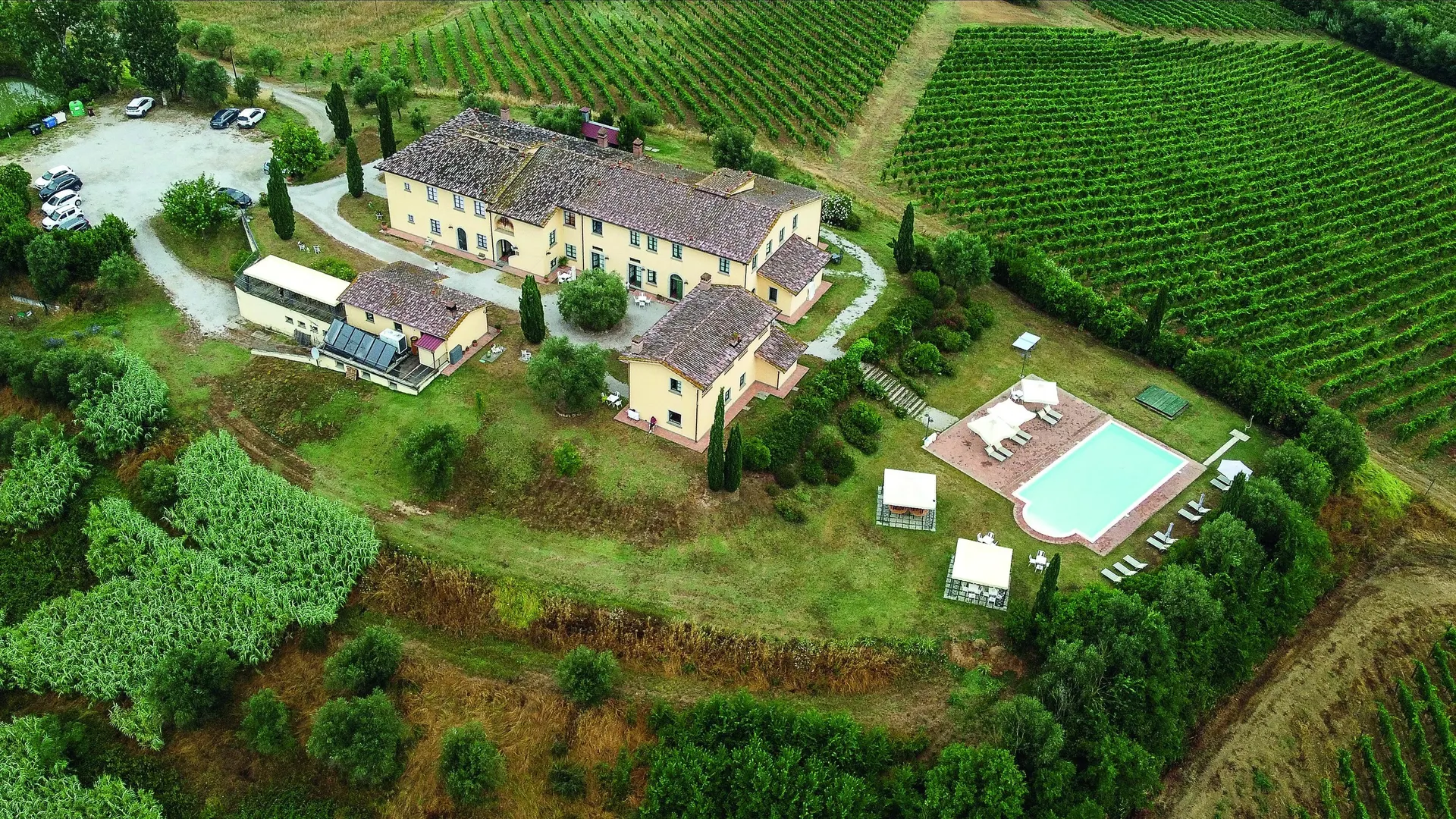 Azienda Agricola Musignano - Luchtfoto